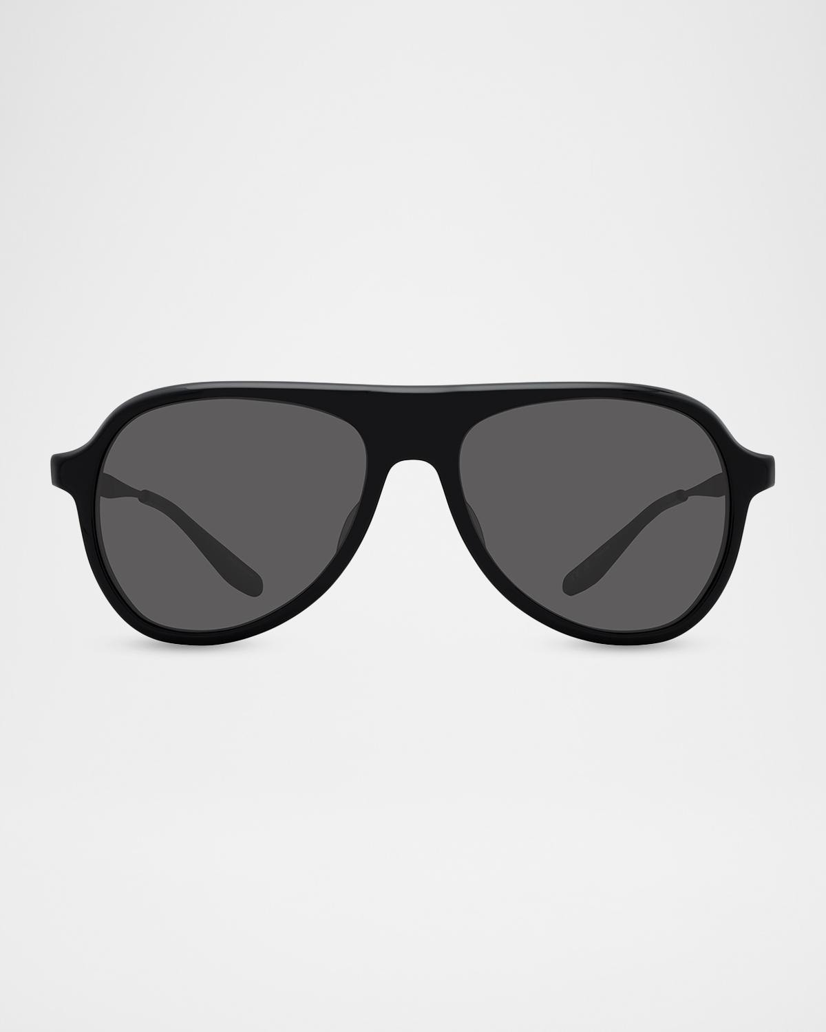 Barton Perreira Men's Vedretta Acetate Aviator Sunglasses