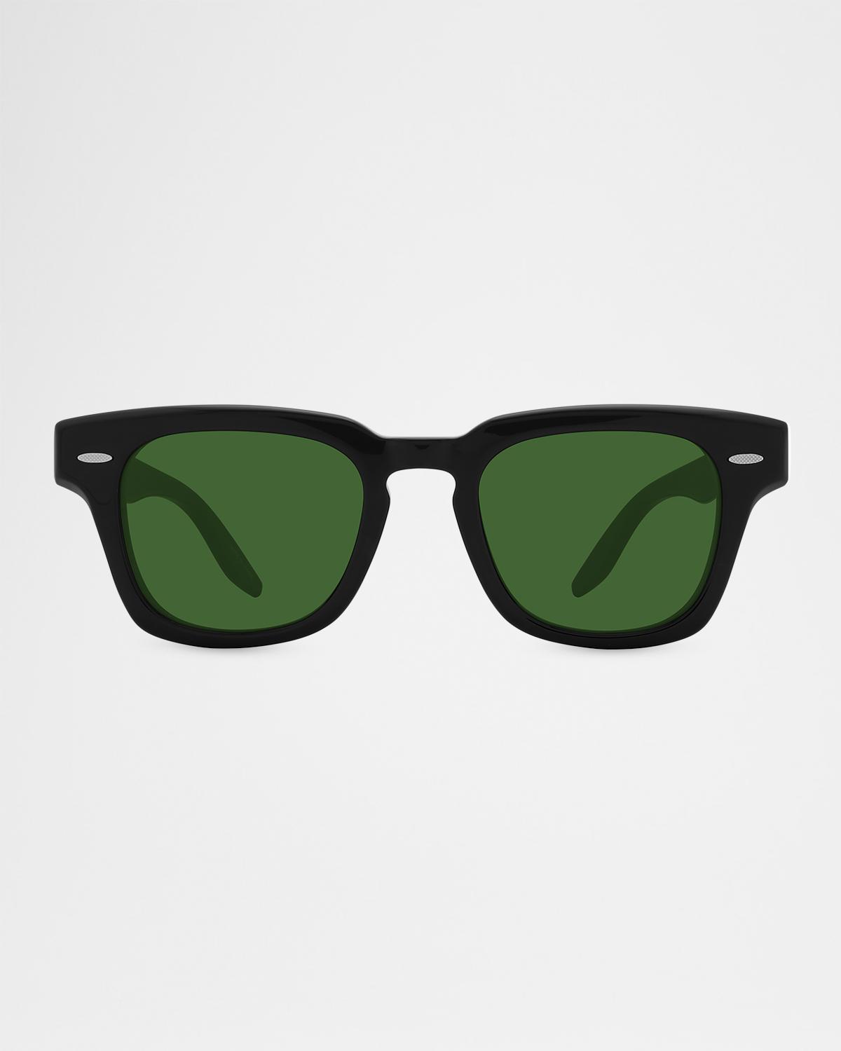 Barton Perreira Men's Frederick Acetate Square Sunglasses