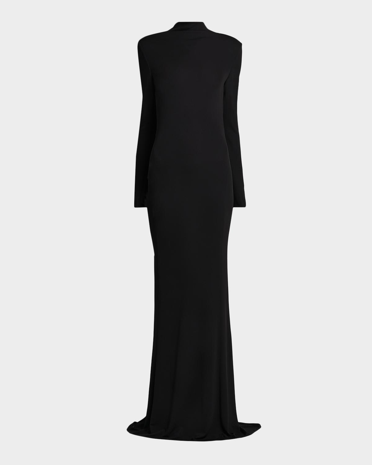 TOM FORD Crepe Jersey Cut-Out Back Gown