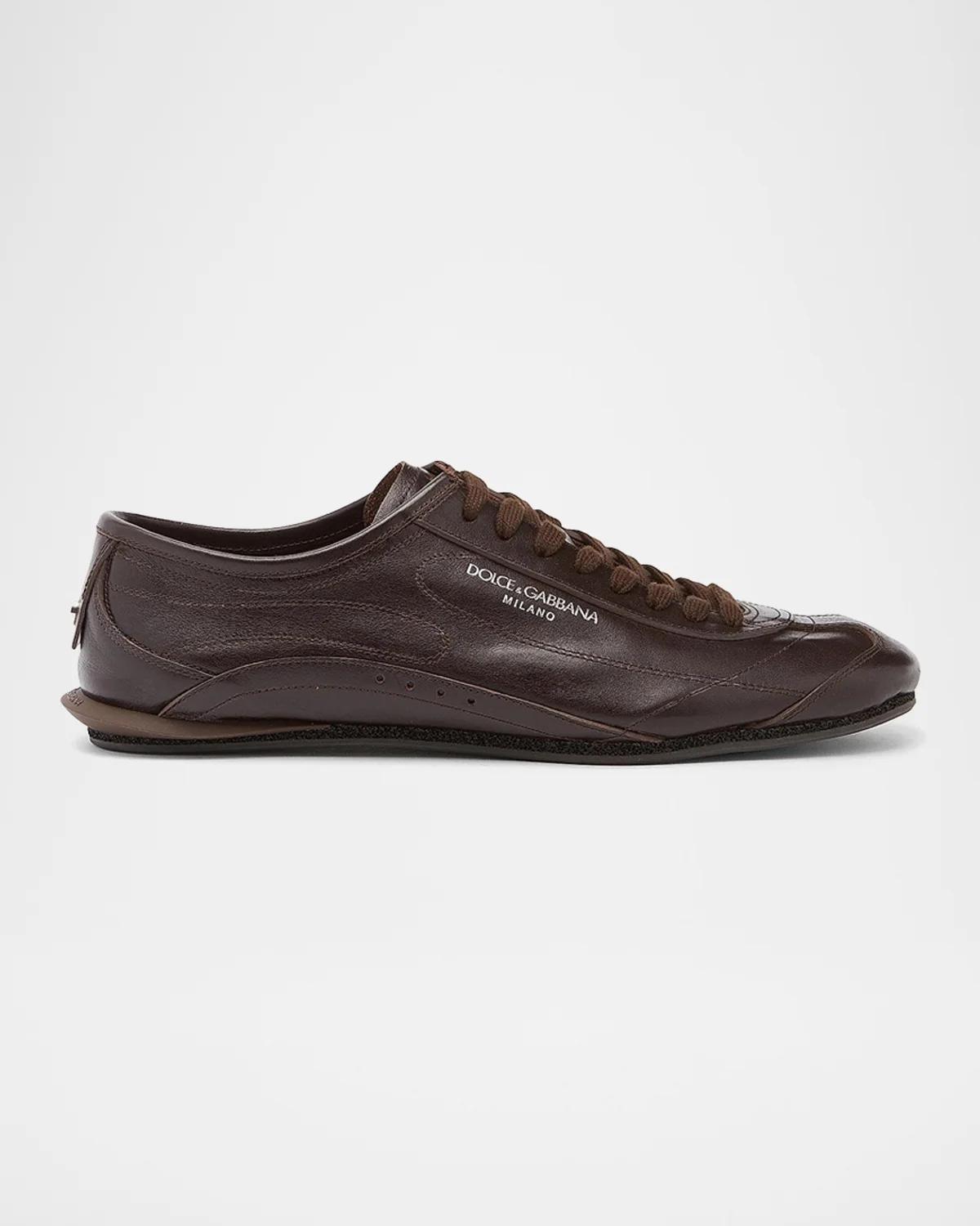 Men & apos;s Lipari Leather T-Toe Low-Top Sneakers