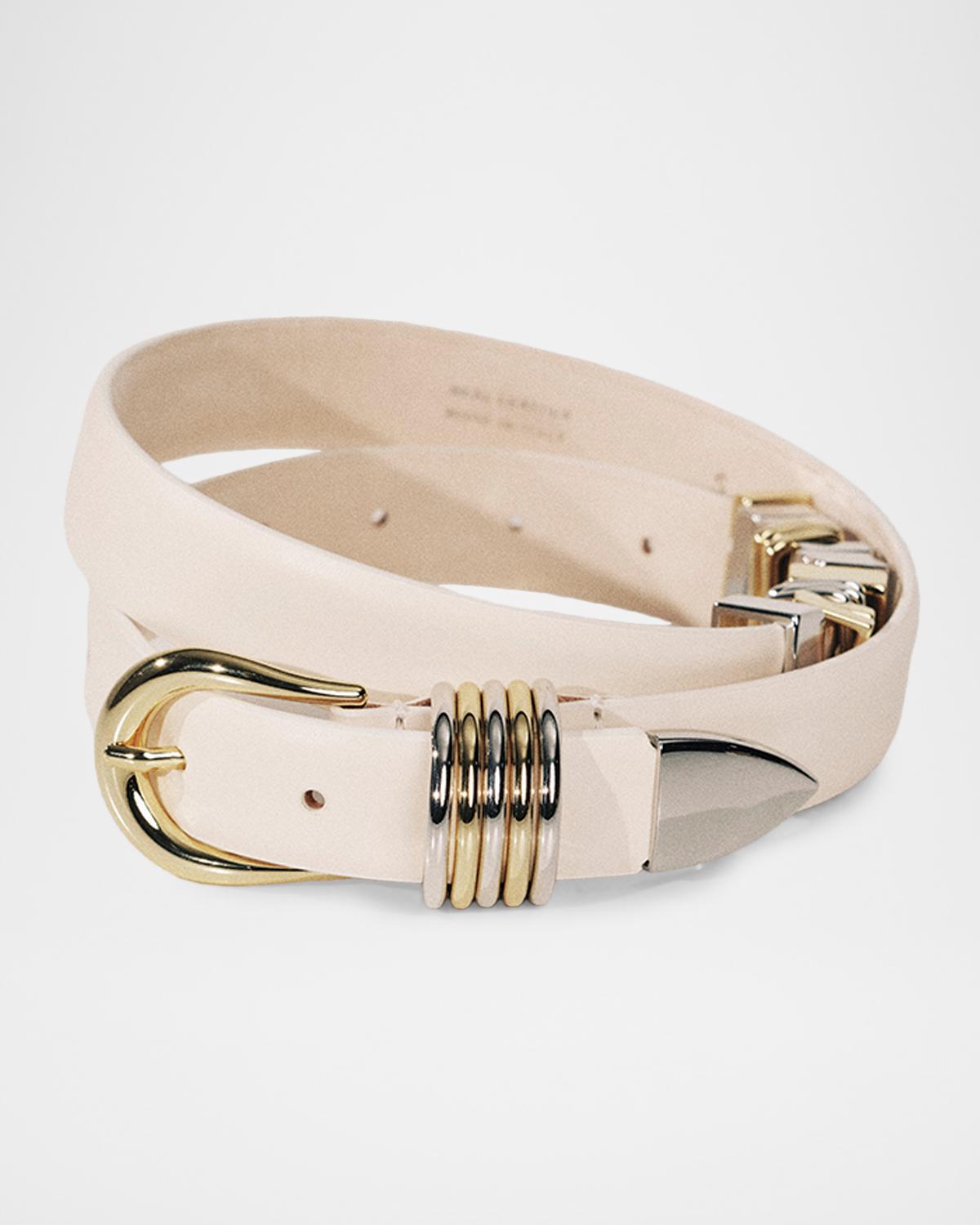 Déhanche Hollyhock Messy Suede Belt