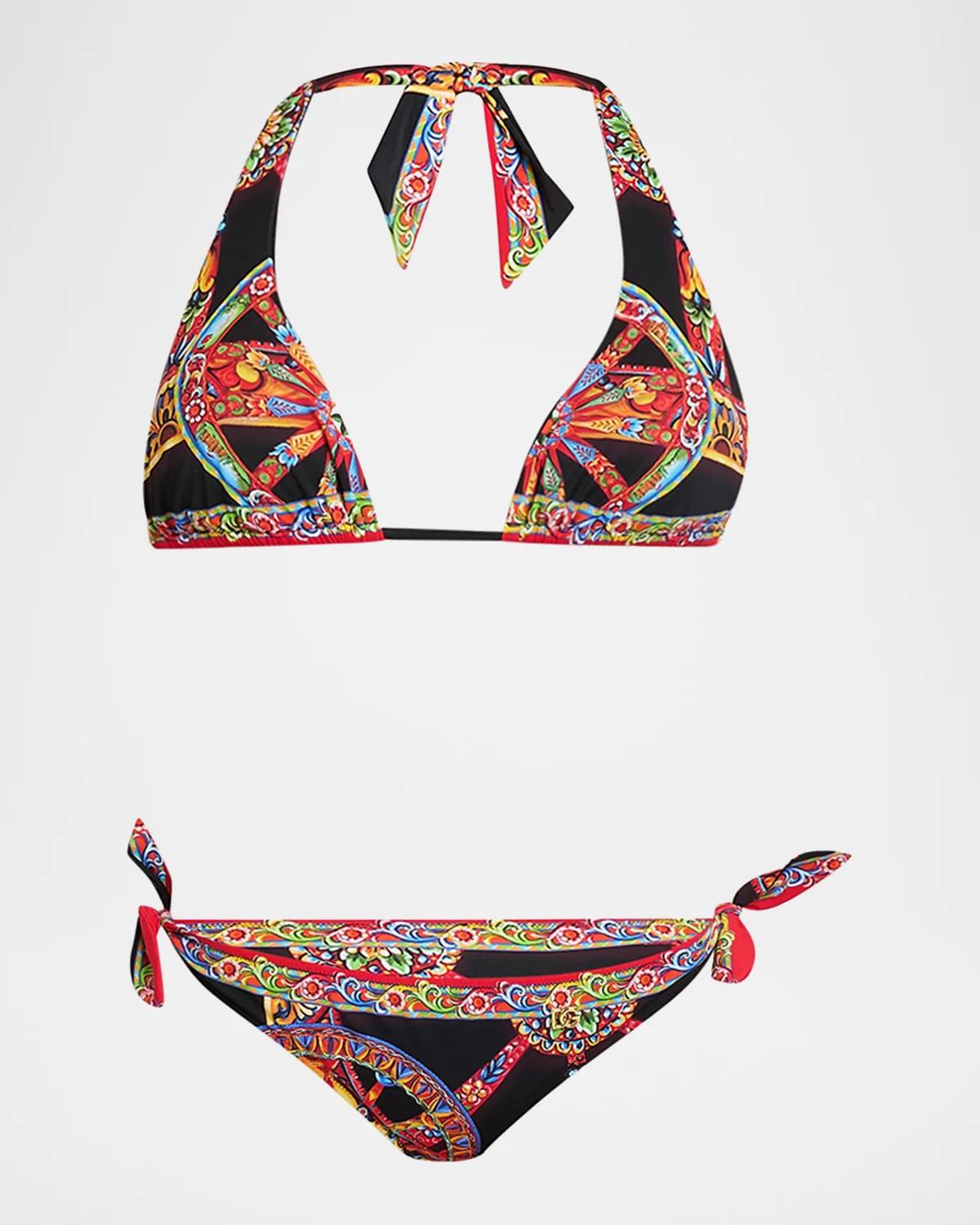 St. Carretto Printed Bikini