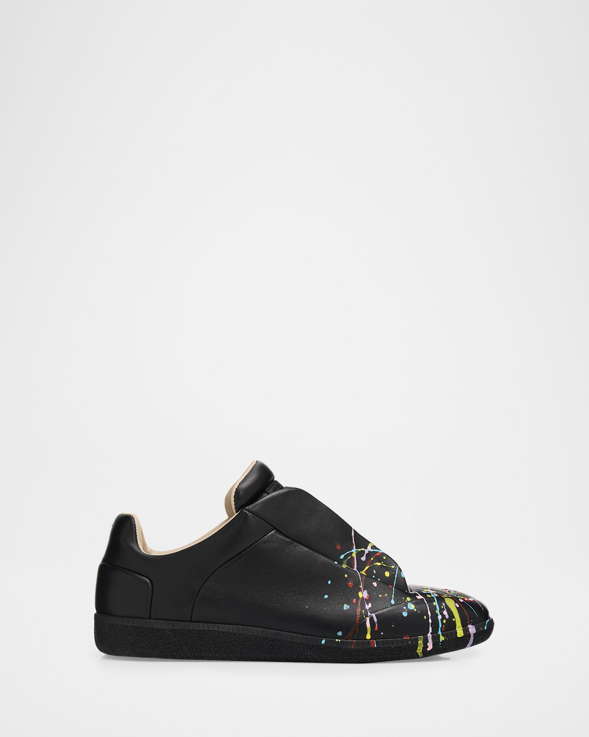 Maison Margiela Future Leather Low-Top Sneakers