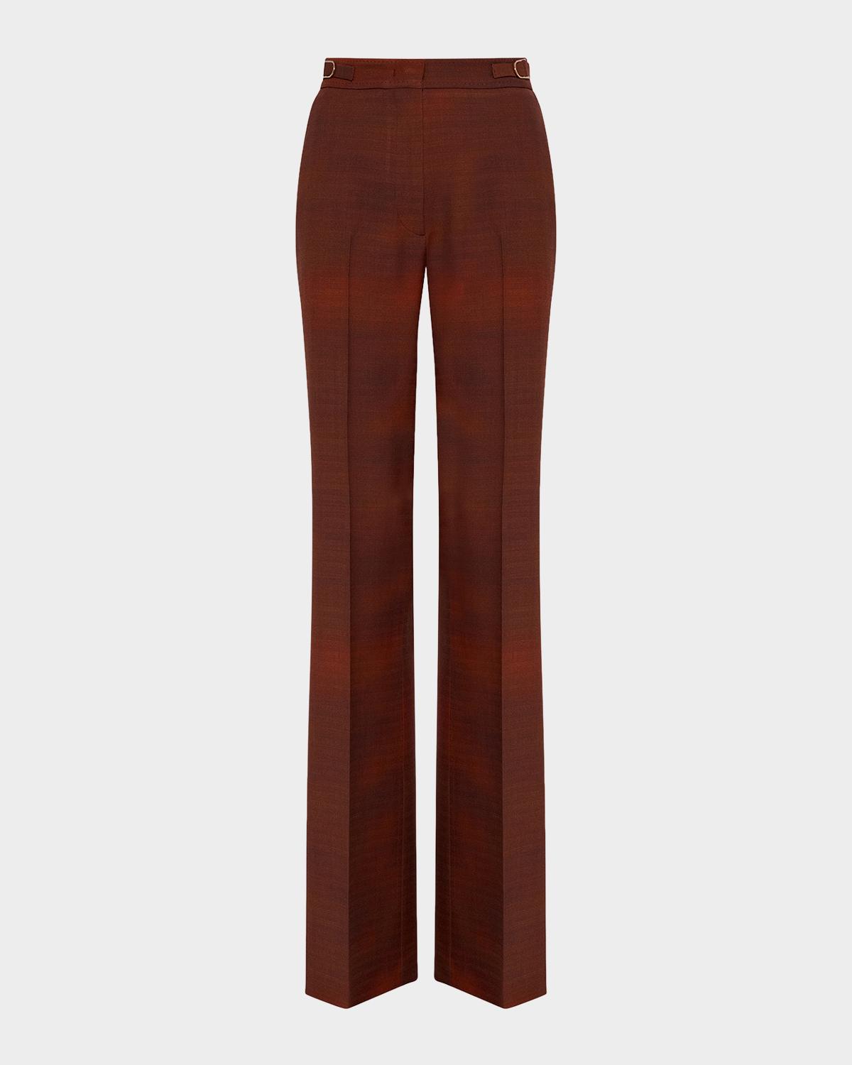 Gabriela Hearst Vesta Virgin Wool Flared Pants