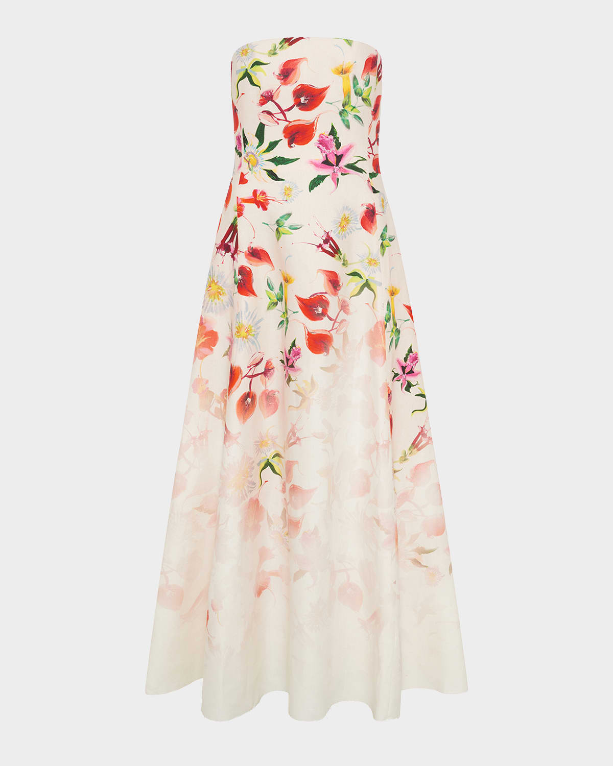 Gabriela Hearst Alessia Strapless Linen Dress | Thumbnail 4 Gabriela Hearst Alessia Strapless Linen Dress | Thumbnail 4