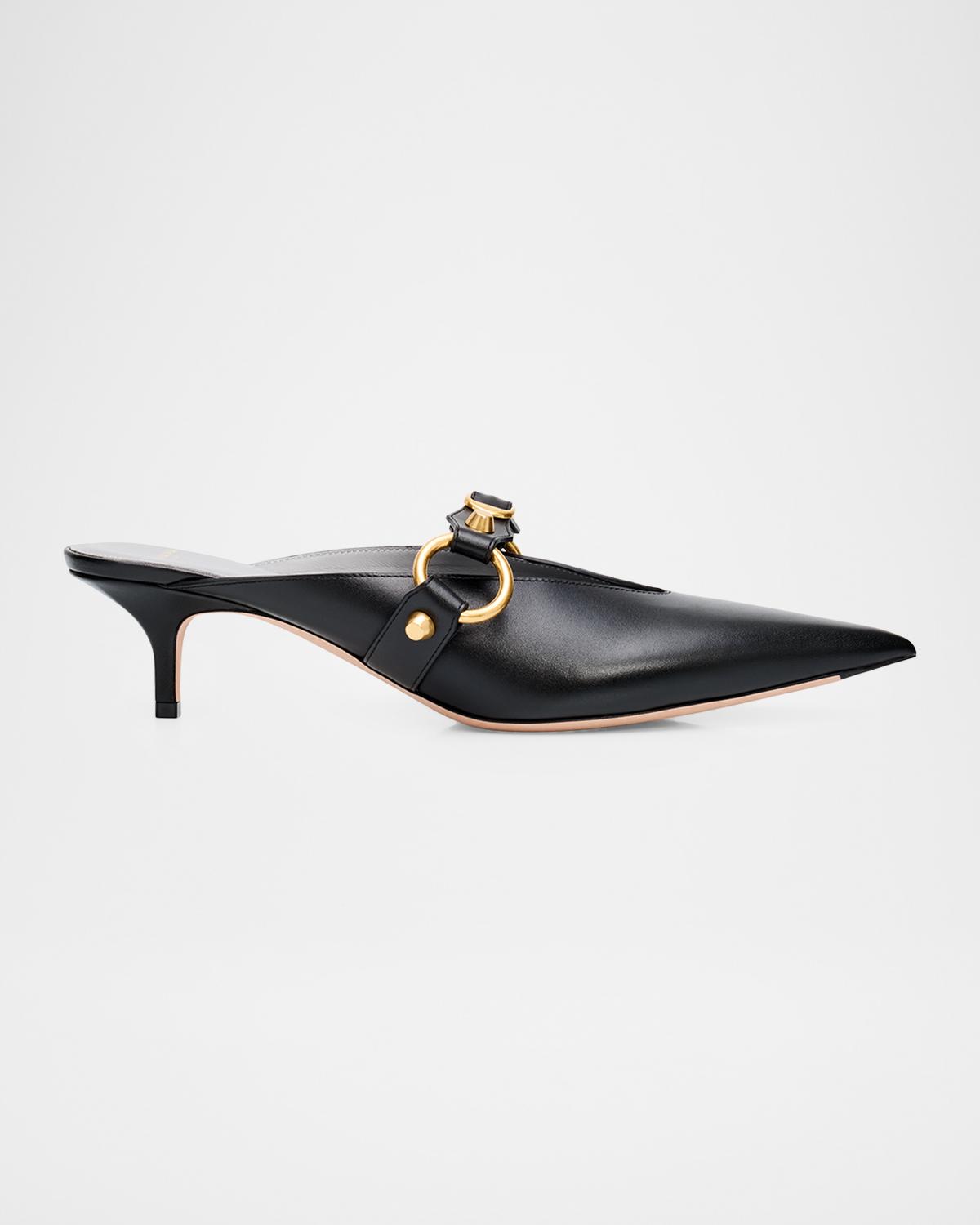 Balenciaga 45mm City Leather Mules