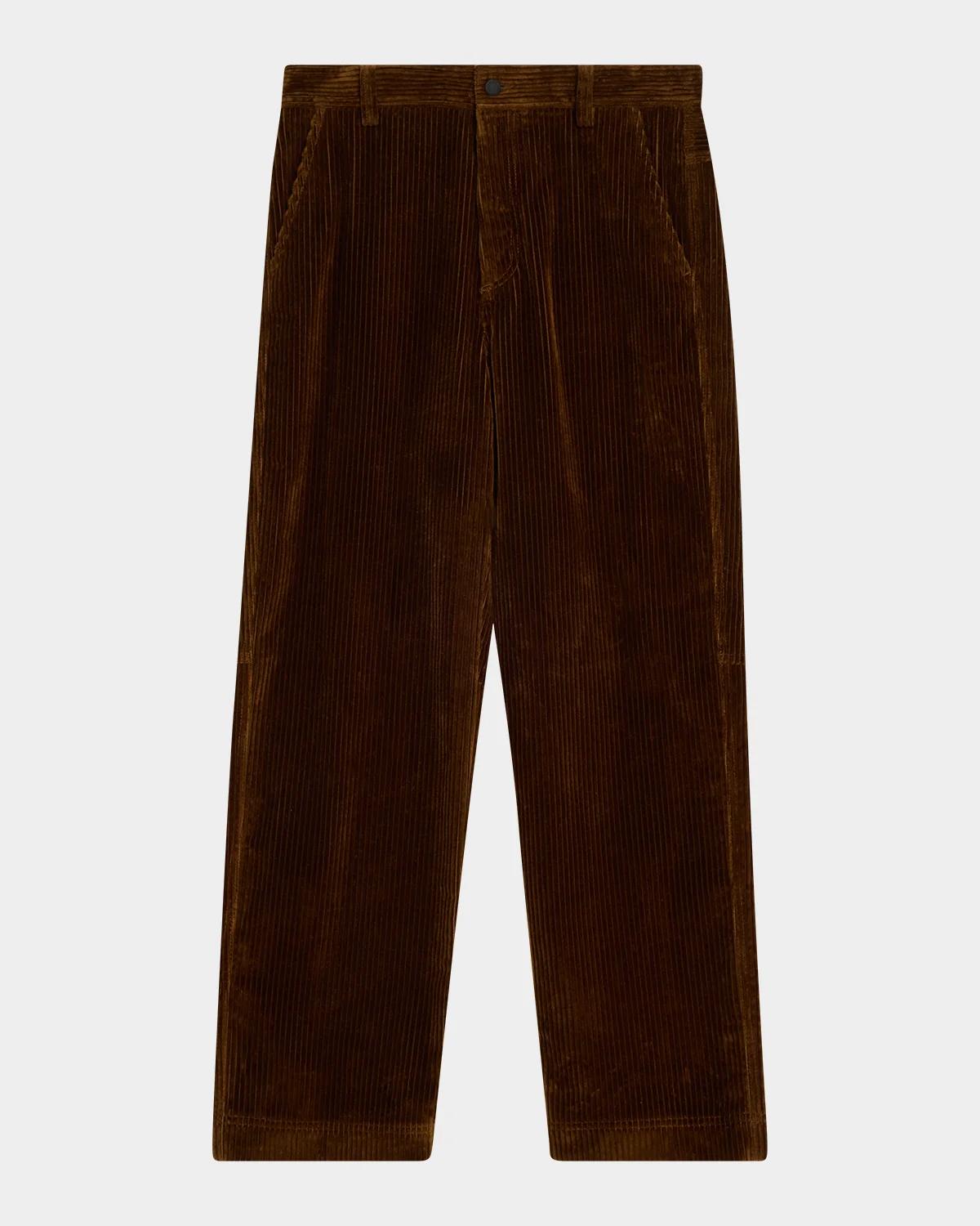 Men & apos;s Corduroy Straight-Leg Trousers