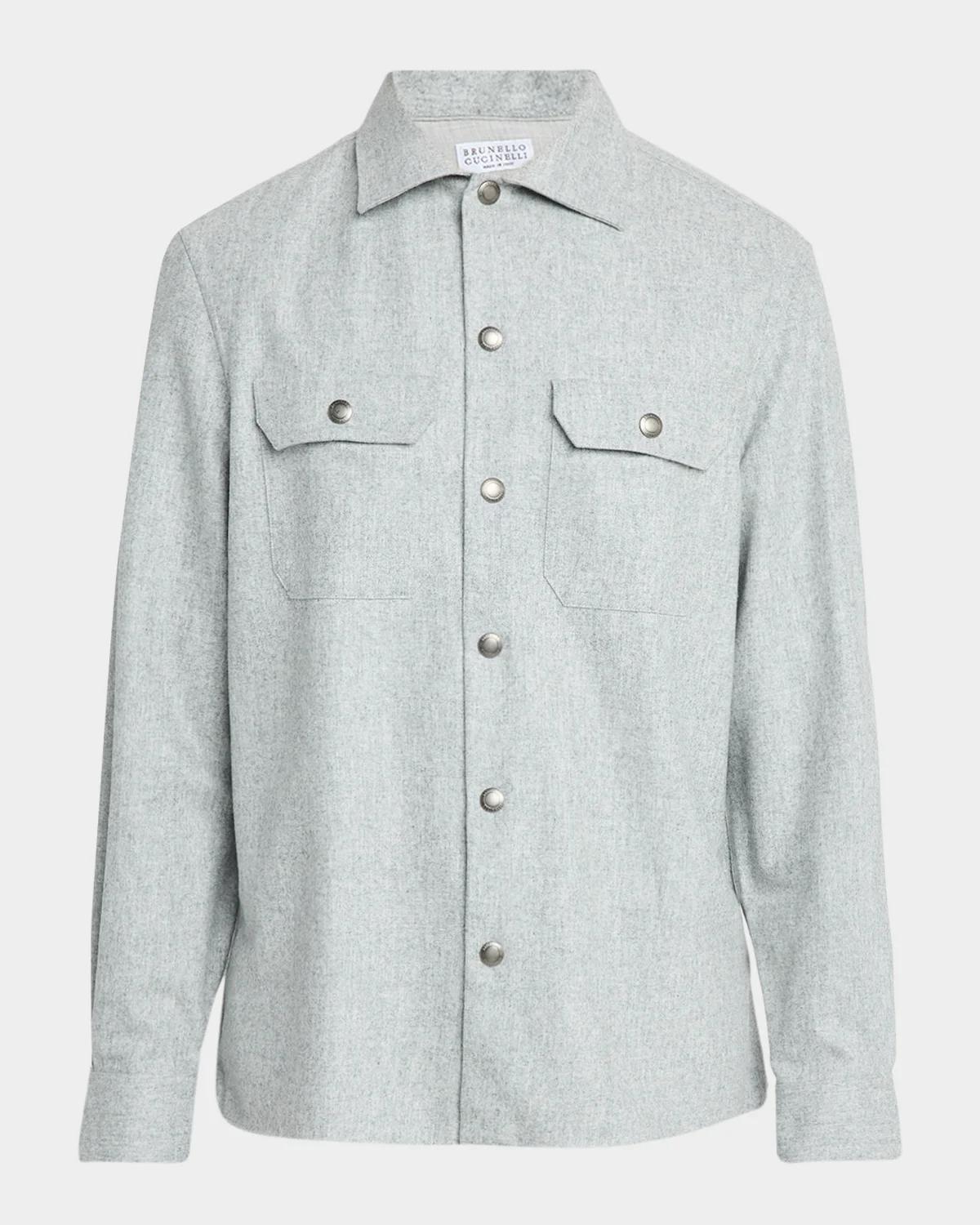 Brunello Cucinelli Men's Padded Wool Jacket