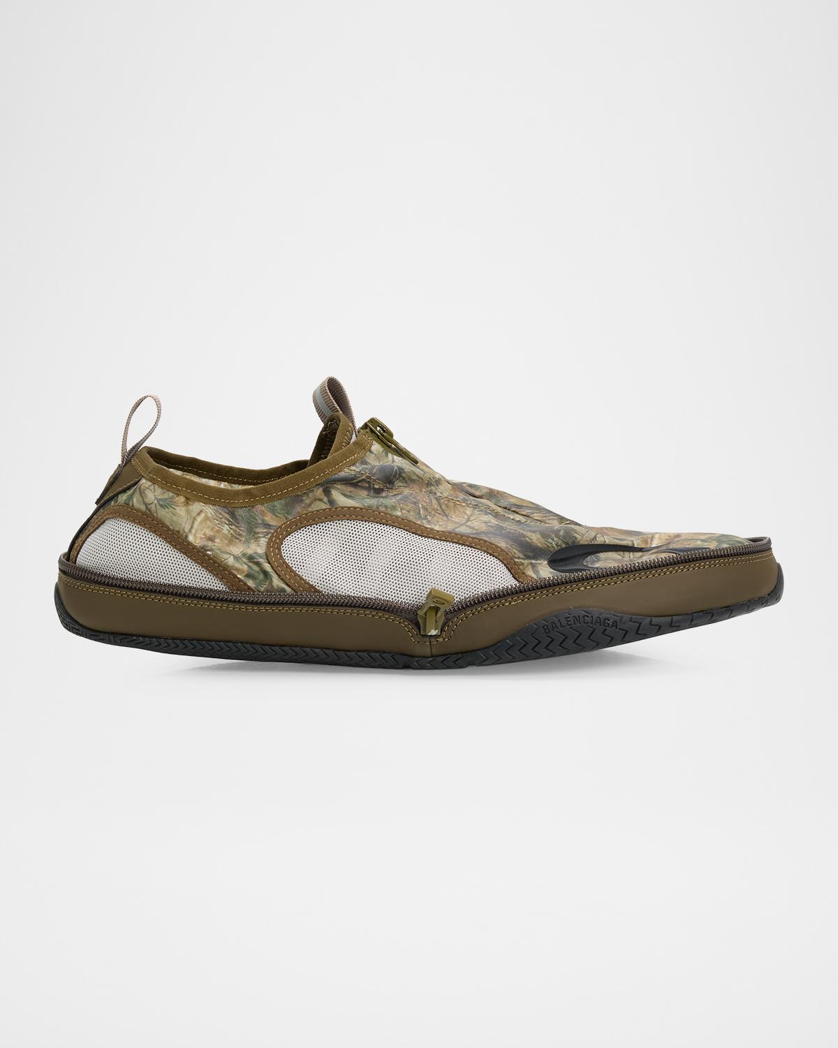 Balenciaga Men's Foldable Mesh Pocket Sneakers