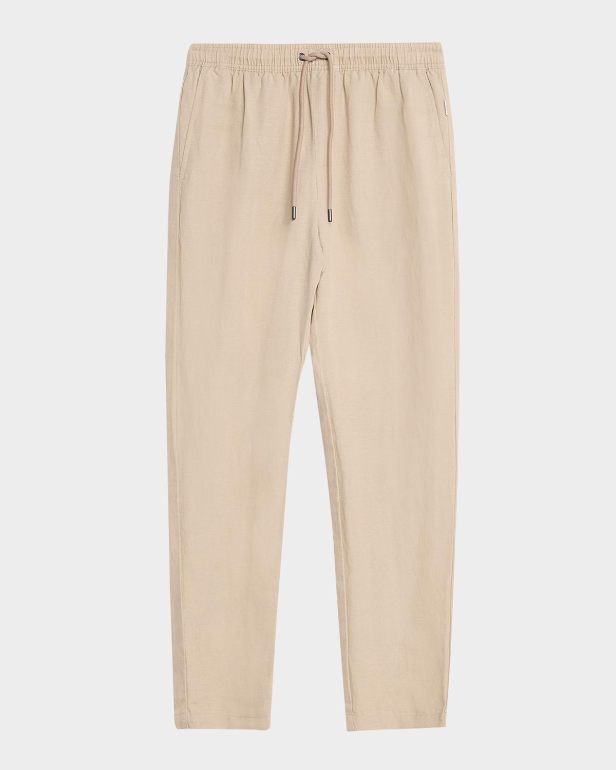 Onia Air Linen-Blend Drawstring Pants