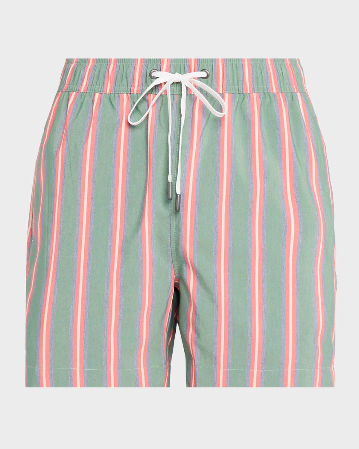 Onia Charles Striped 5 '' Swim Trunks