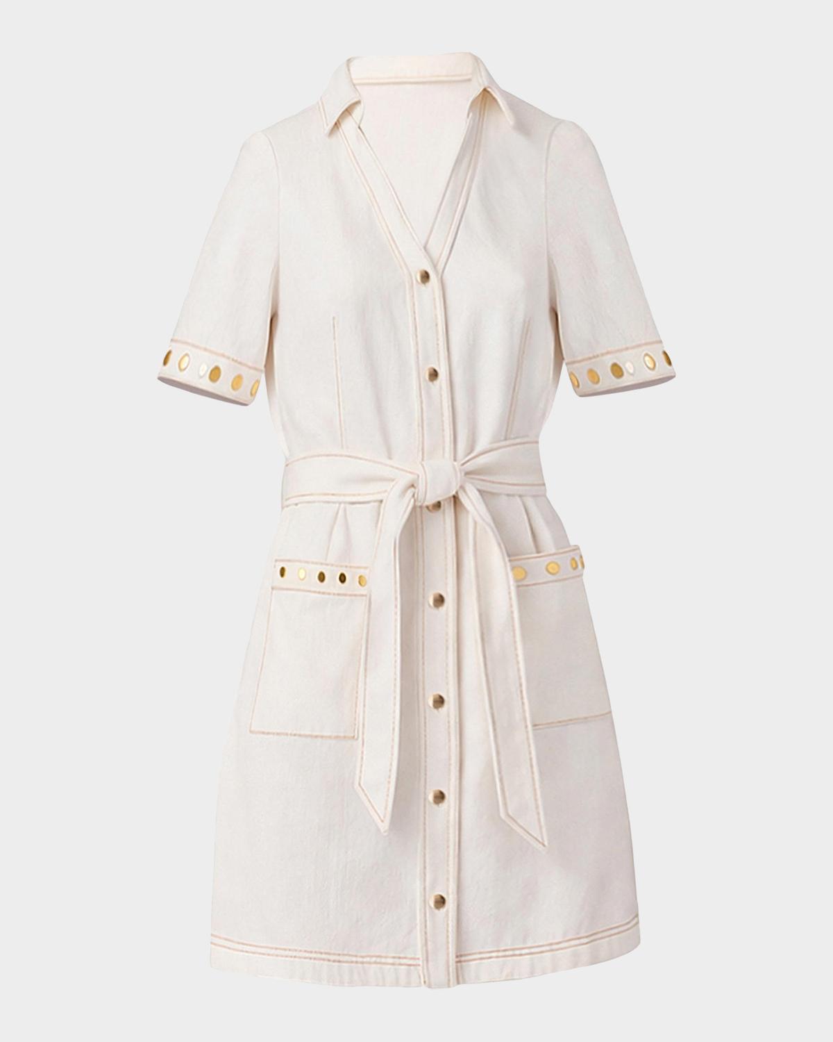 Shoshanna Laurie Denim Mini Shirtdress