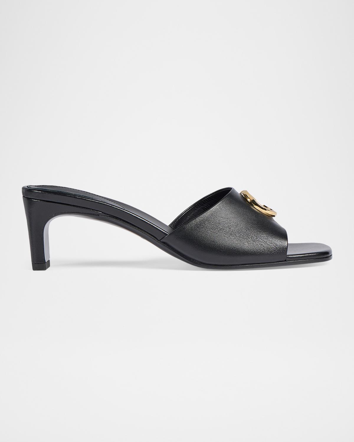 Gucci 55mm Marmont GG Leather Sandals