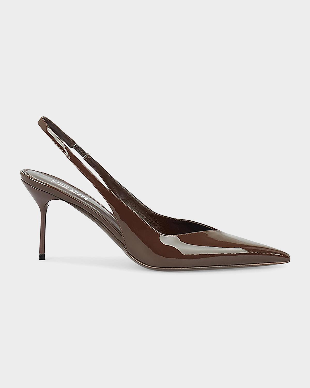 Paris Texas Lidia 70MM Leather Slingback Pumps