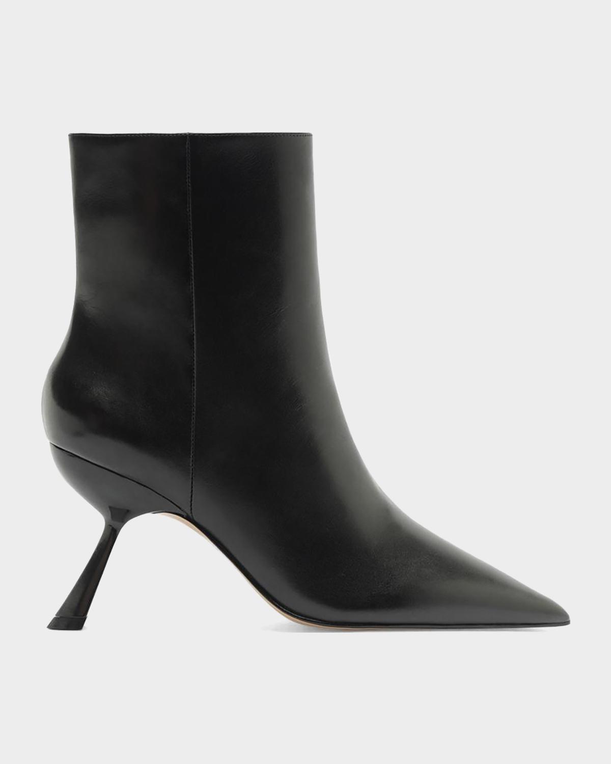 Alexandre Birman 85mm Natalie Leather Booties