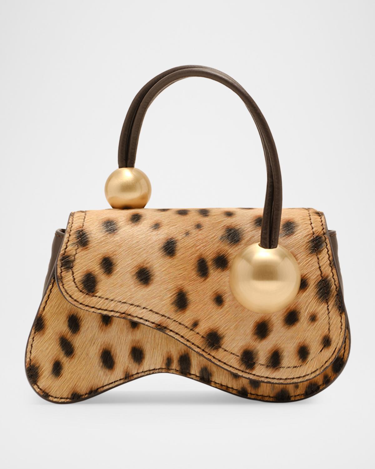 Cult Gaia Kazia Nano Brown Crossbody Bag