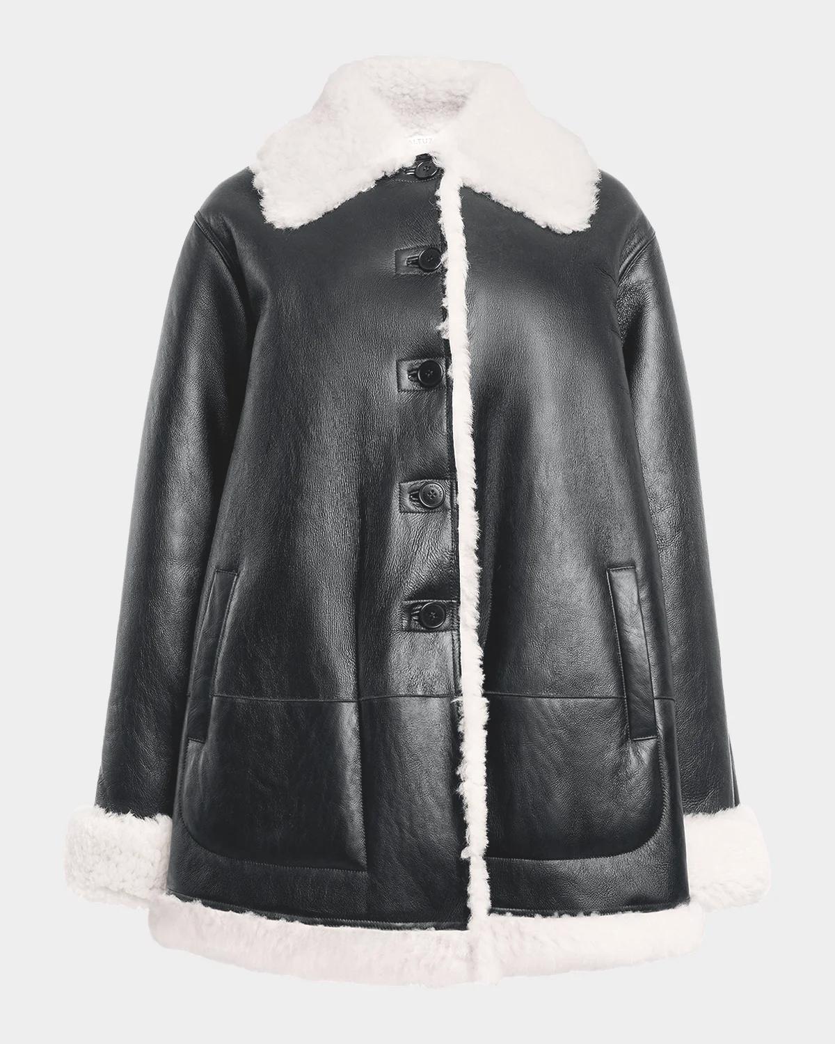 Altuzarra Blake Lamb Shearling Oversized Coat