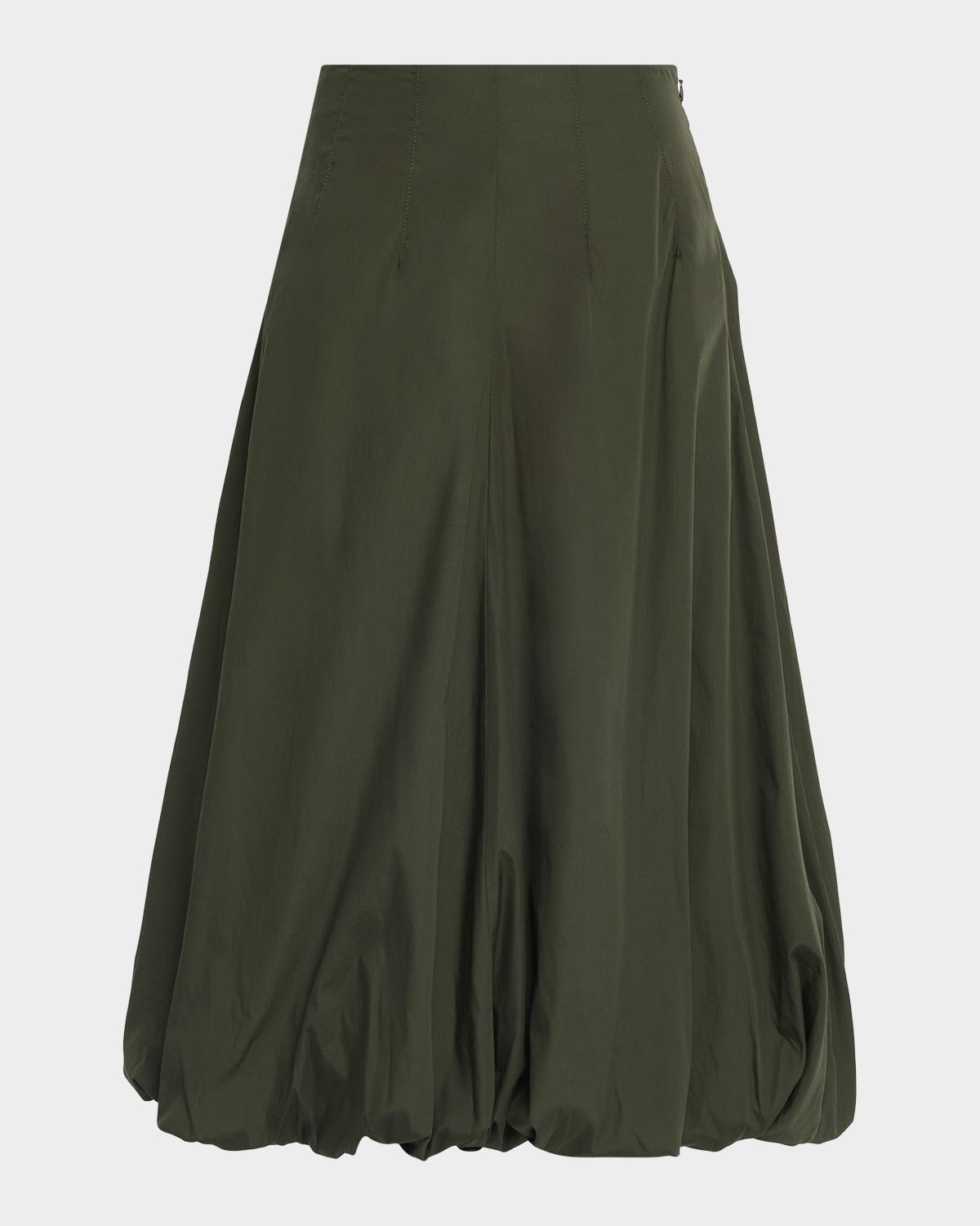 TWP Full Intentions Cotton Bubble Midi Skirt