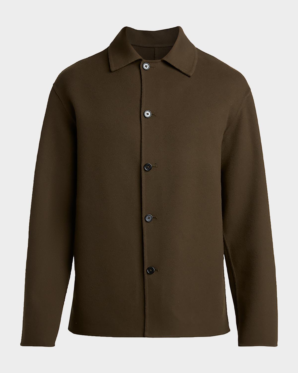 Jil Sander Men's Wool and Cashmere Shirt Jacket