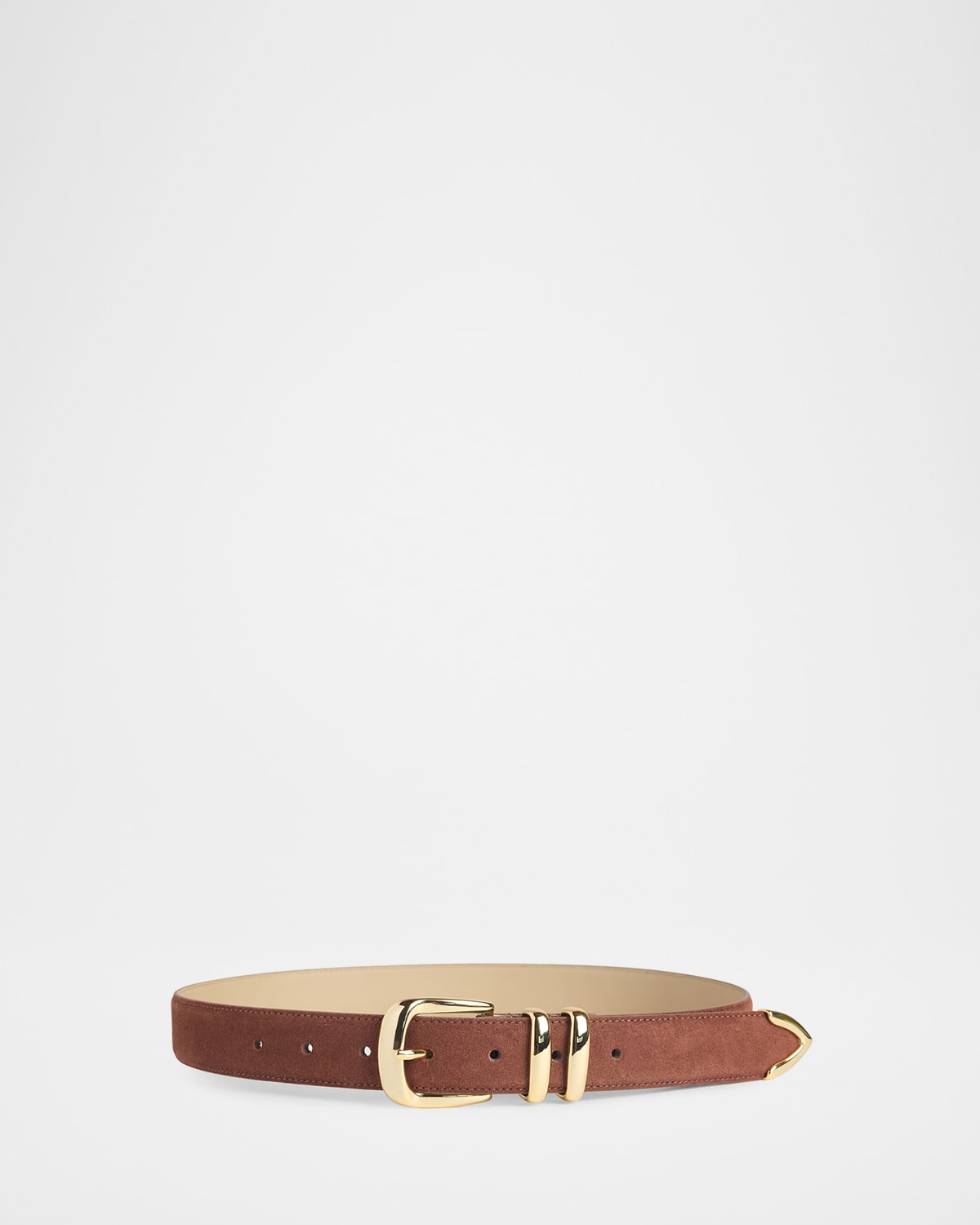 Favorite Daughter The Suede Jordan Belt In Tan Polish