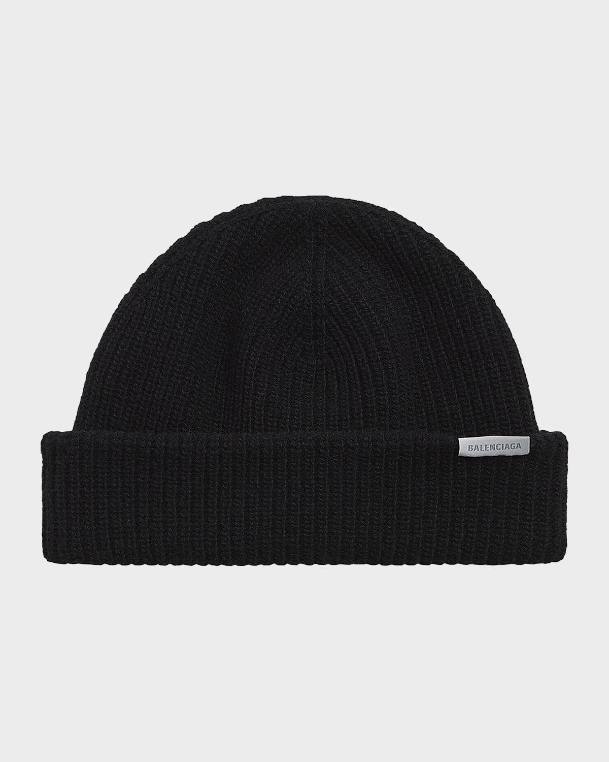 Balenciaga Logo Wool Beanie