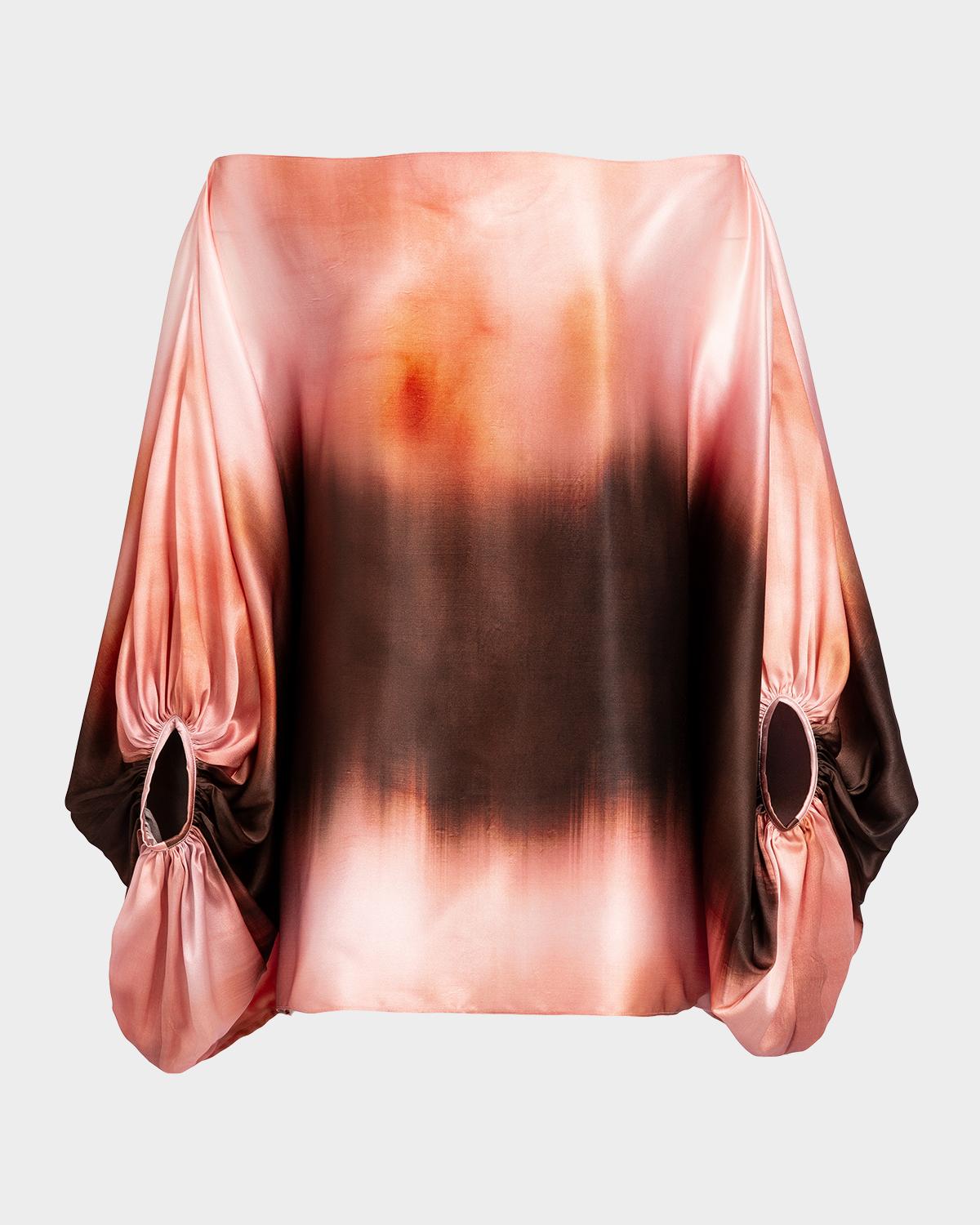 Silvia Tcherassi Bellagio Silk Stretch Blouse