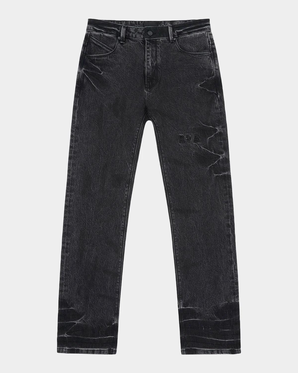 RTA Men's Haru Grey-Wash Slim Fit Jeans