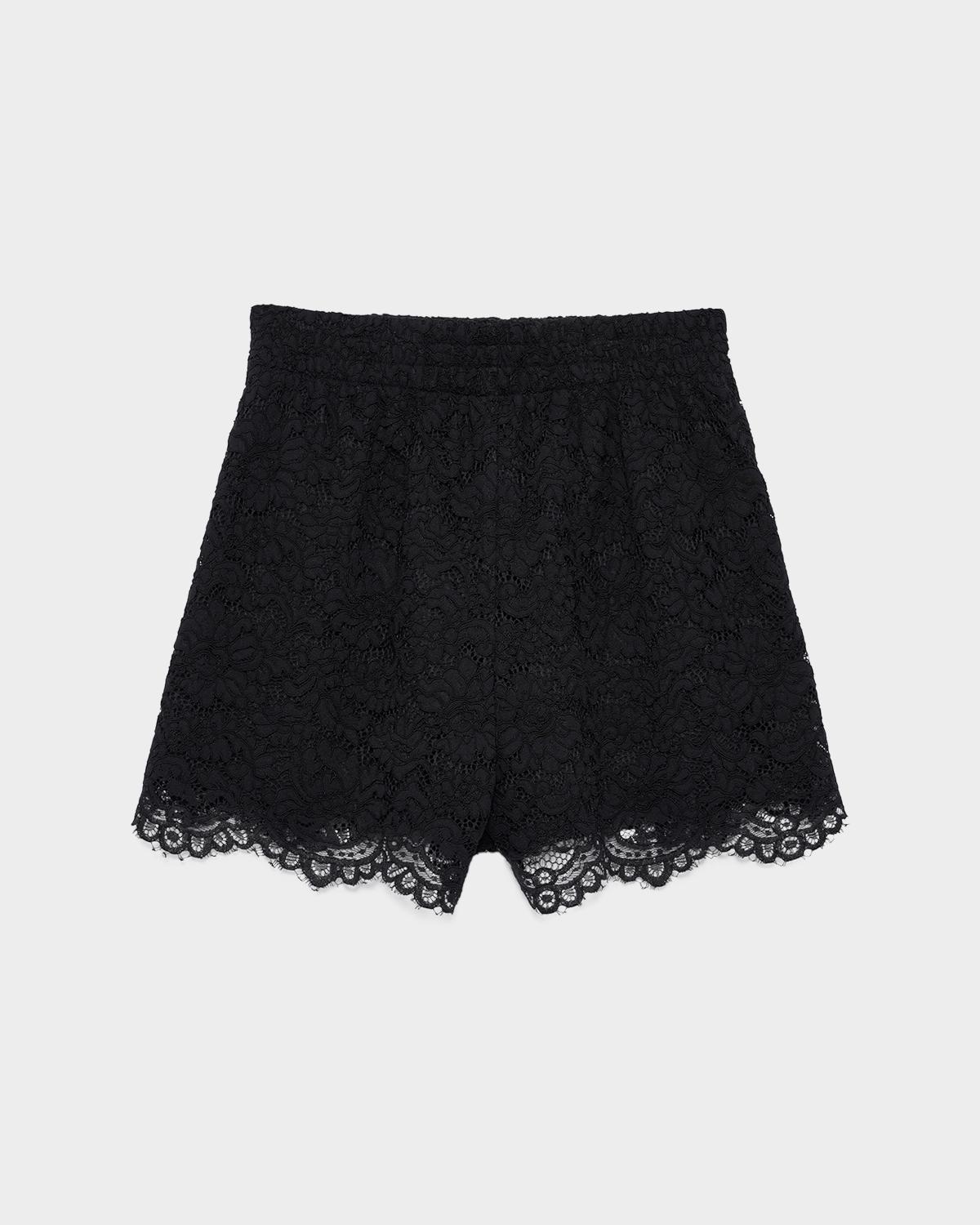 ANINE BING Kam Lace Shorts