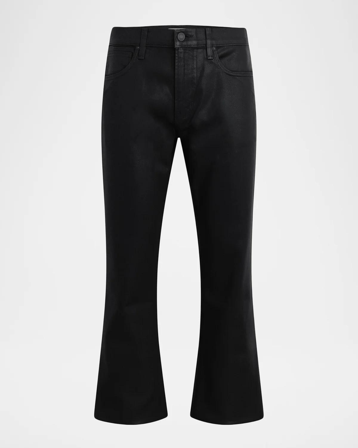 Hudson Men's Kick Flare Black Denim Jeans