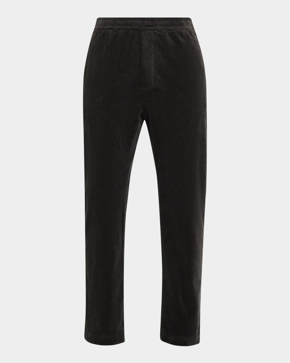 Barena Venezia Men & Apos;s Riobarbo Corduroy Cotton Pants In Black