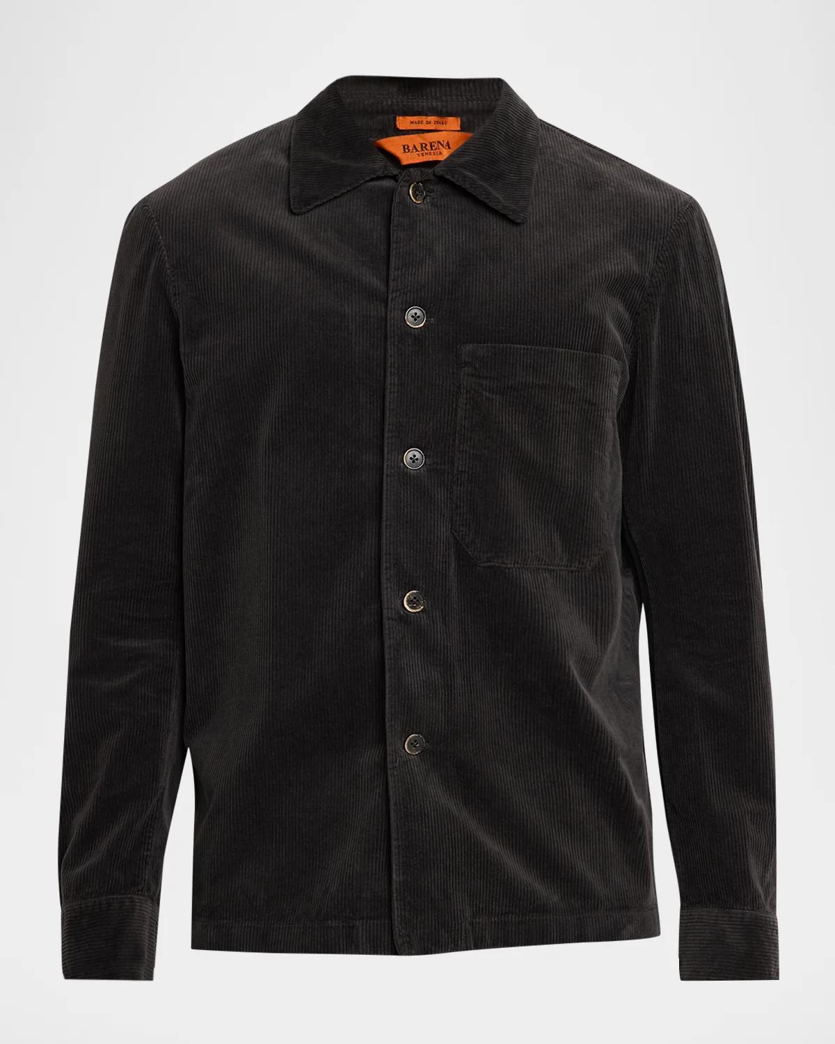 Barena Venezia Men & Apos;s Cedrone Cotton Corduroy Jacket In Gray