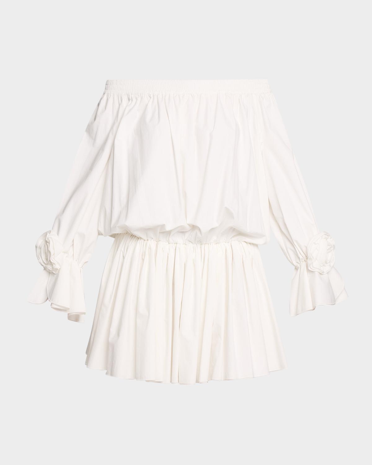 Essentiel Antwerp Cotton Off-The-Shoulder Mini Dress