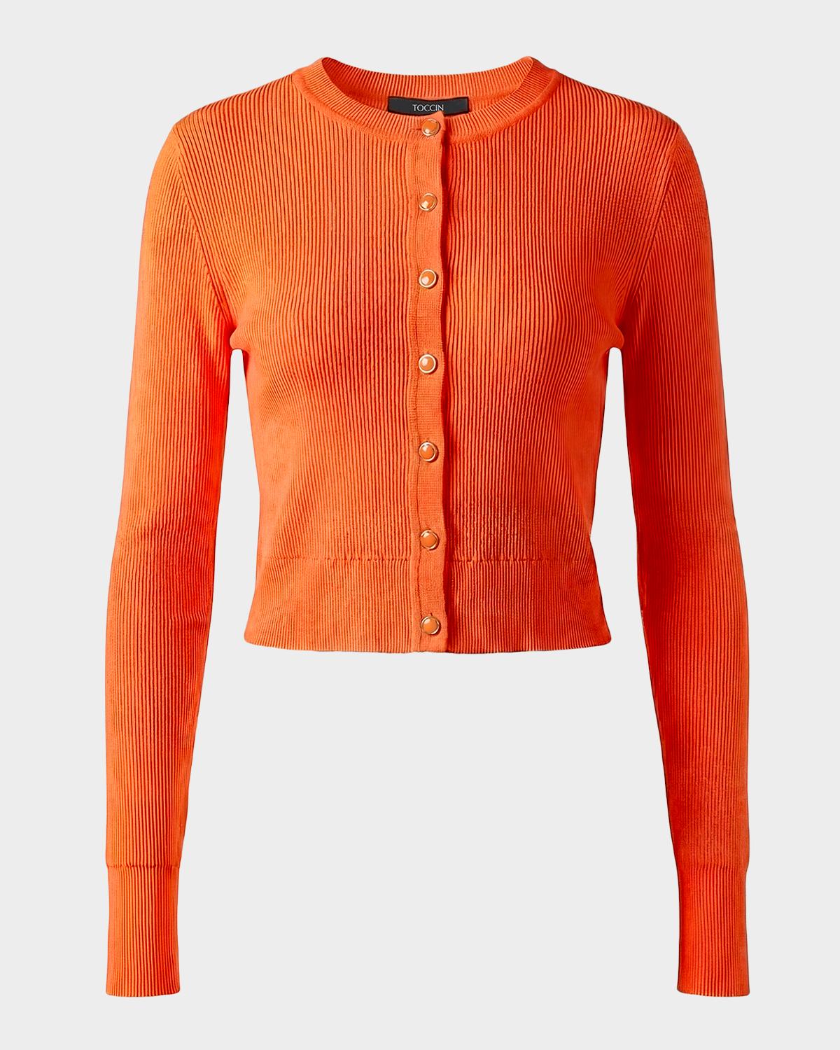 Toccin Zoe Cropped Fitted Cardigan