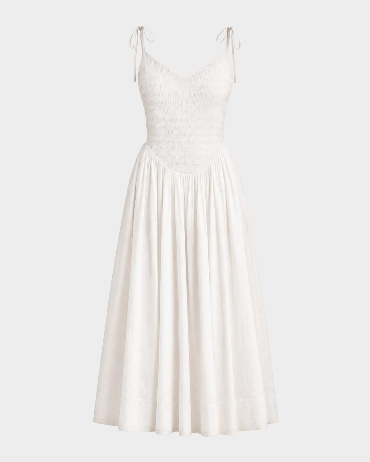 Toccin Amaya Smocked Midi Dress