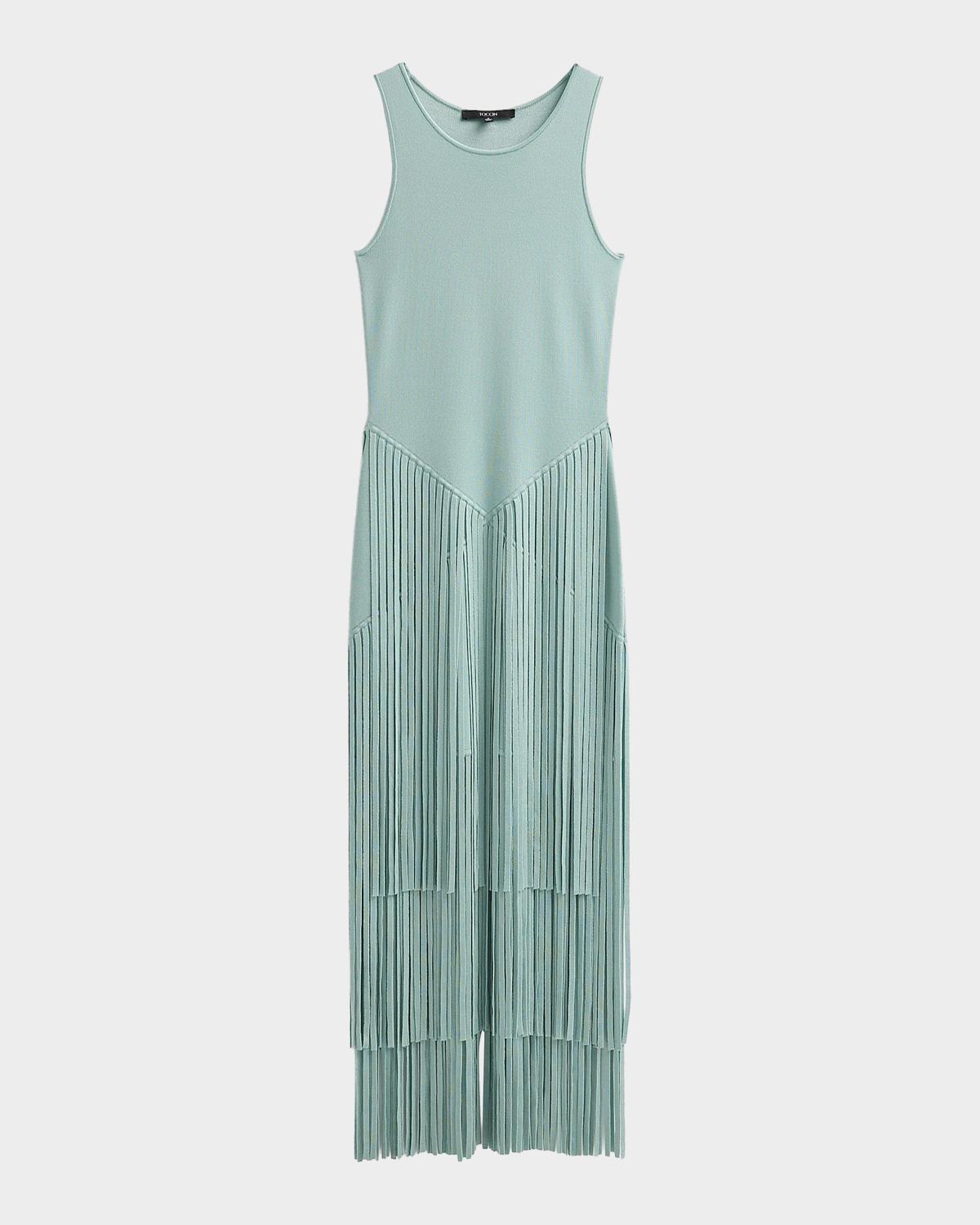 Toccin Jora Fringed Racerback Maxi Dress