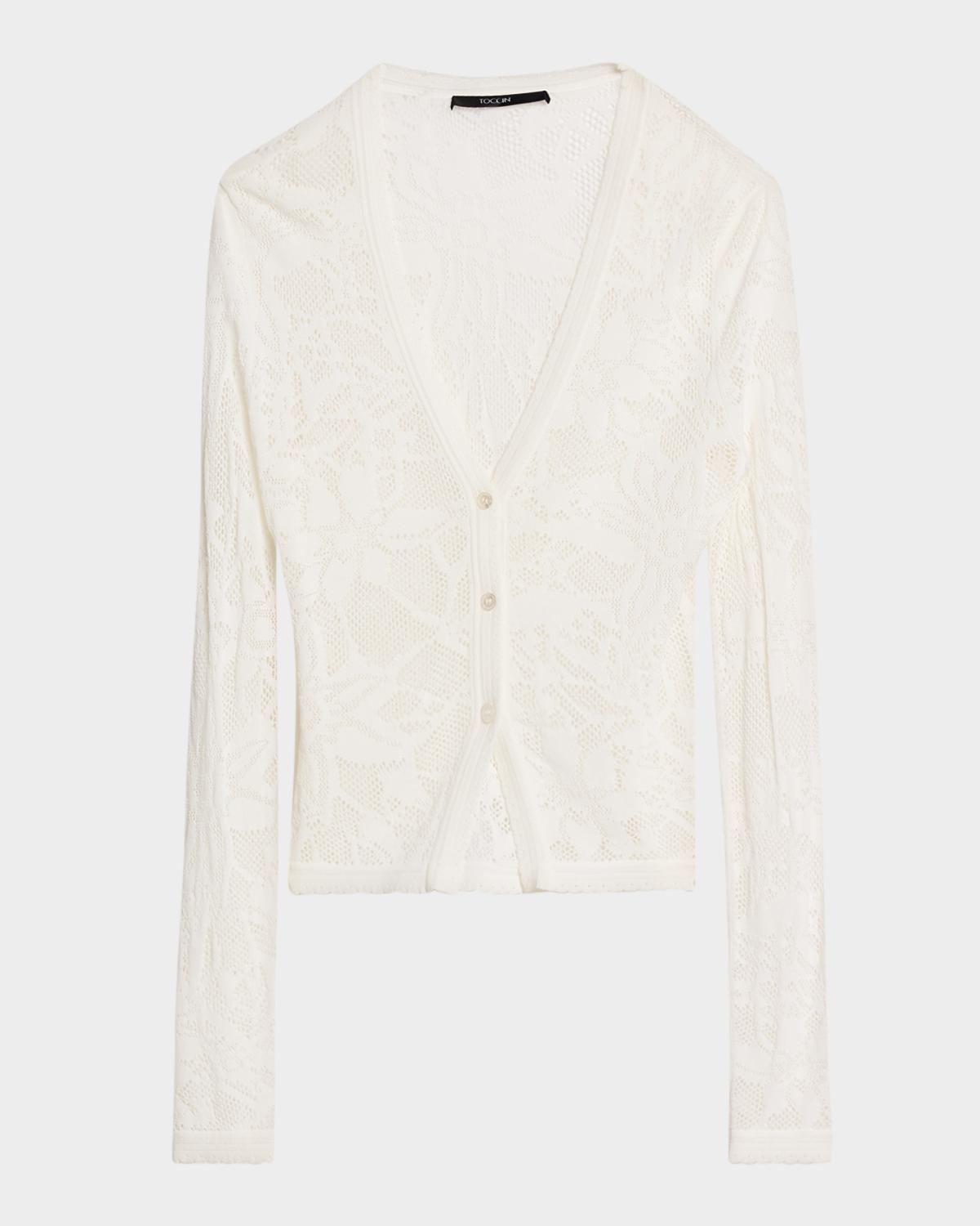 Toccin Annabelle Floral Lace Cardigan