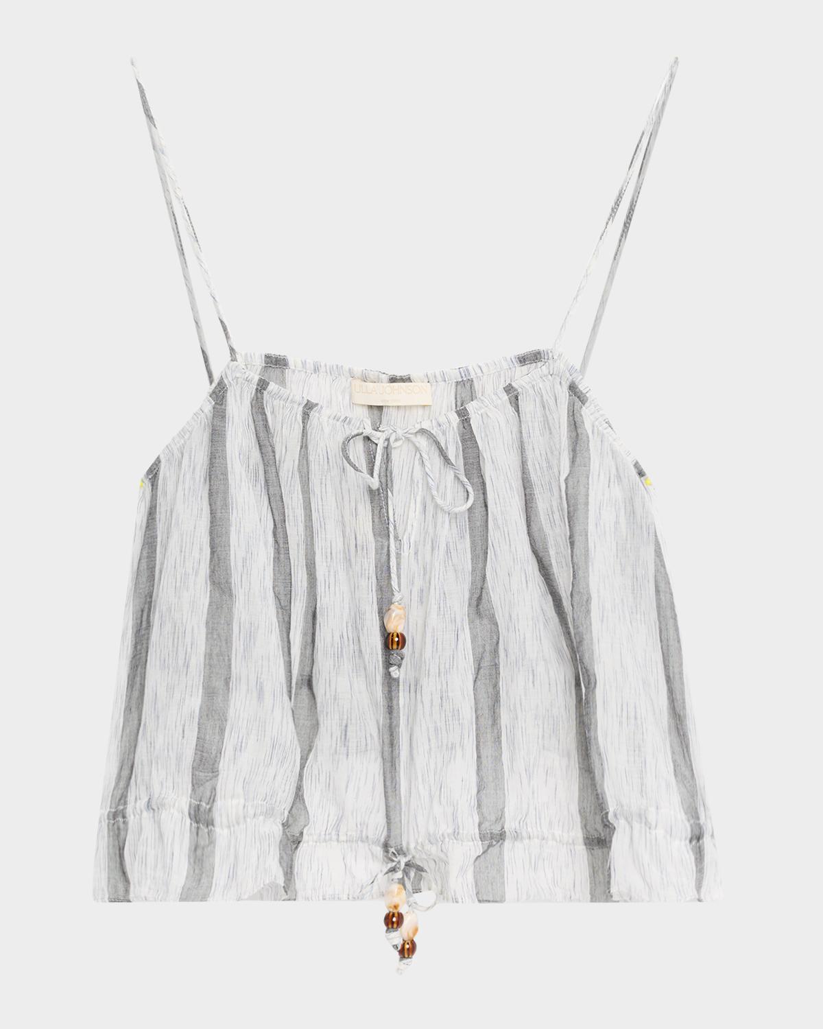 Ulla Johnson Cara Striped Coverup Top