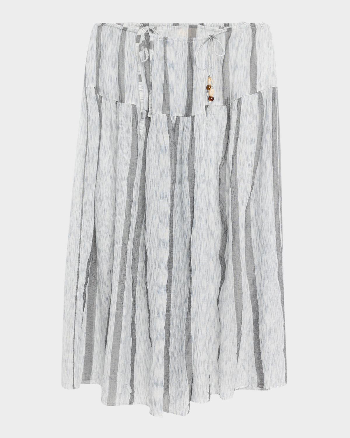 Ulla Johnson Almia Striped Midi Skirt Coverup