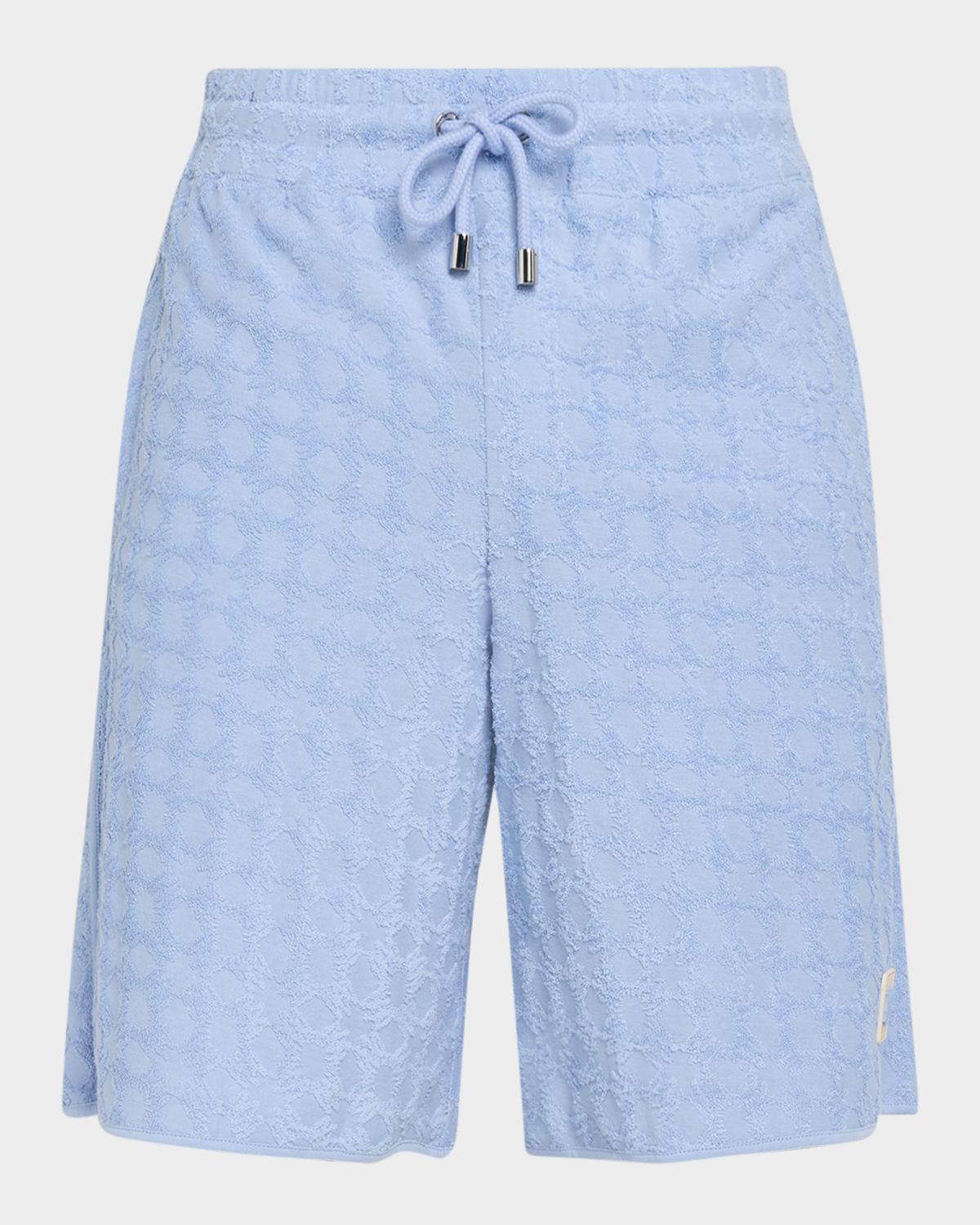 Amiri Men's MA Quad Towelling Pull-On Shorts