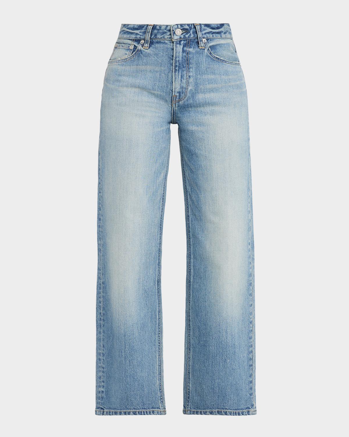 MOUSSY VINTAGE Idabel ID Mid-Rise Straight-Fit Jeans