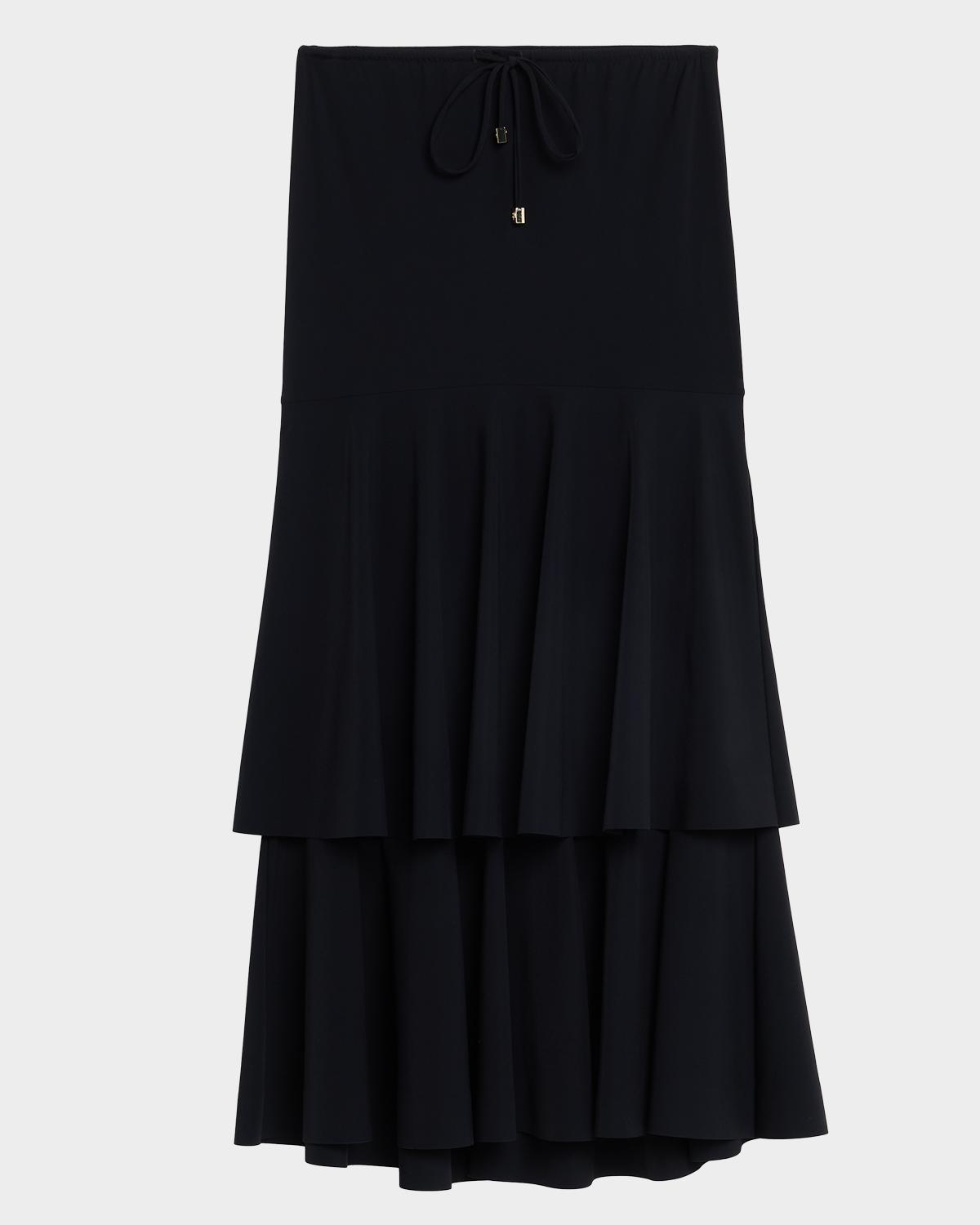 Dorothee Schumacher Modern Flow Tiered Midi Skirt
