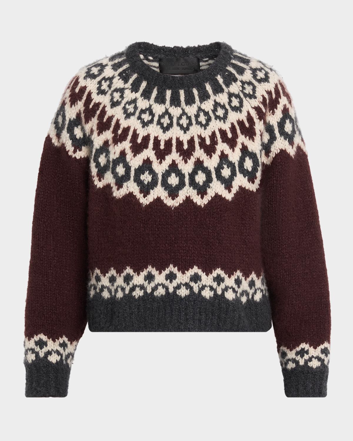 Nili Lotan Isaline Fair Isle Cashmere Sweater