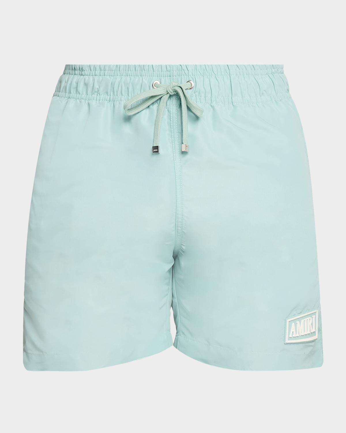 Amiri Men's Logo Patch Swim Trunks