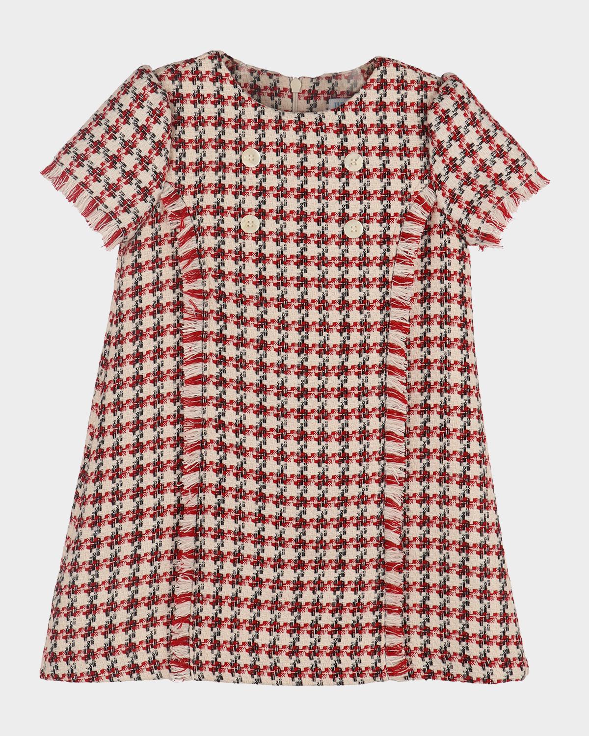 Girl & apos;s Tweed A-Line Dress, Size 2T-6
