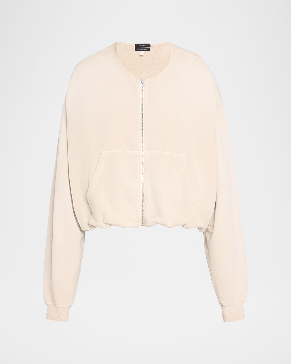 R13 Balloon-Sleeve Cotton Bomber Jacket
