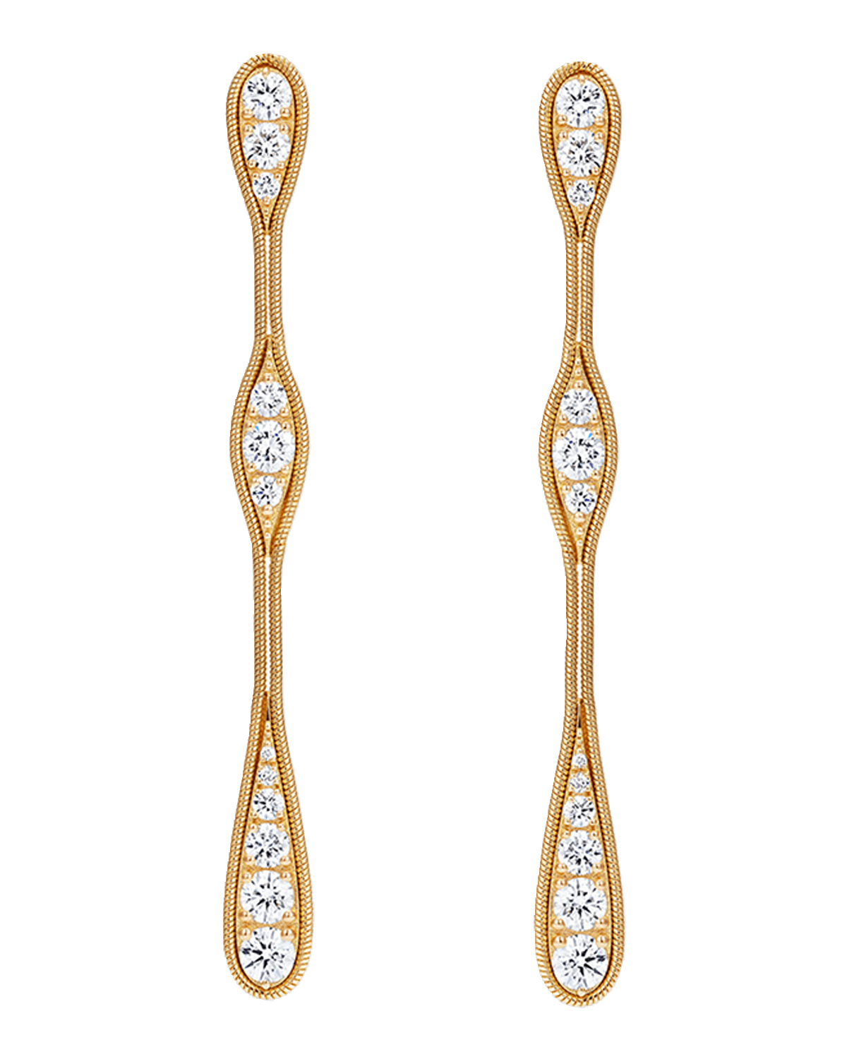 Fernando Jorge Fluid 18K Gold and Diamond Earrings | Thumbnail 2