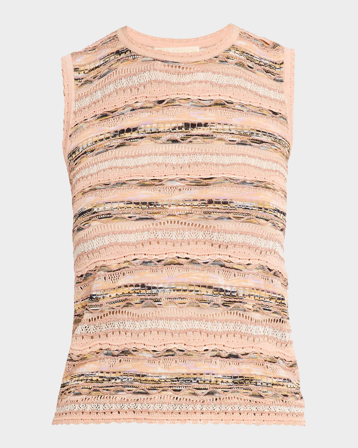 Ulla Johnson Alisa Wavy Knit Top