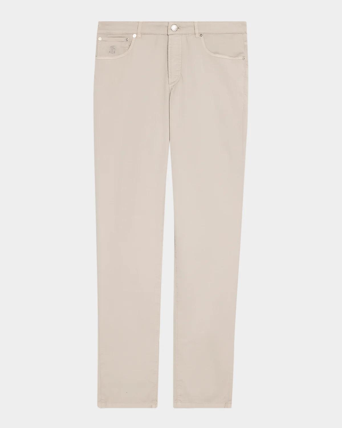 Men & apos;s Straight Fit Stretch Five-Pocket Pants