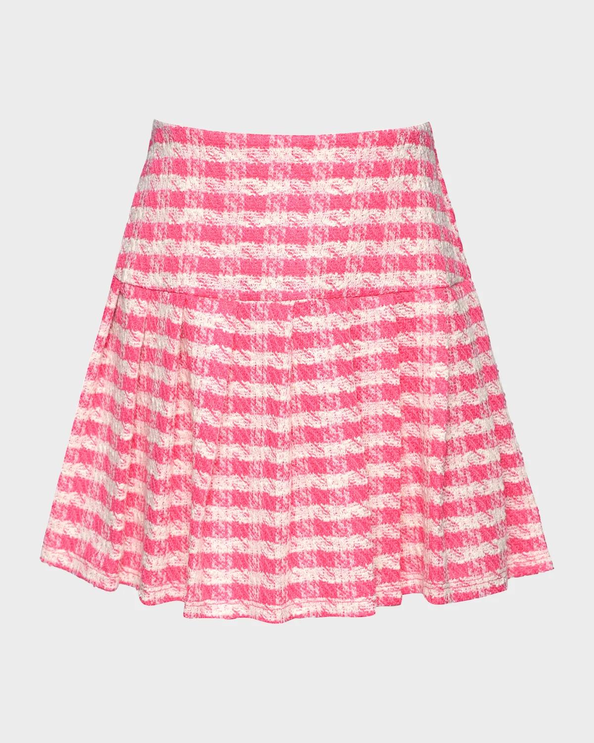 Girl & apos;s Houndstooth Plea, Size 7-14