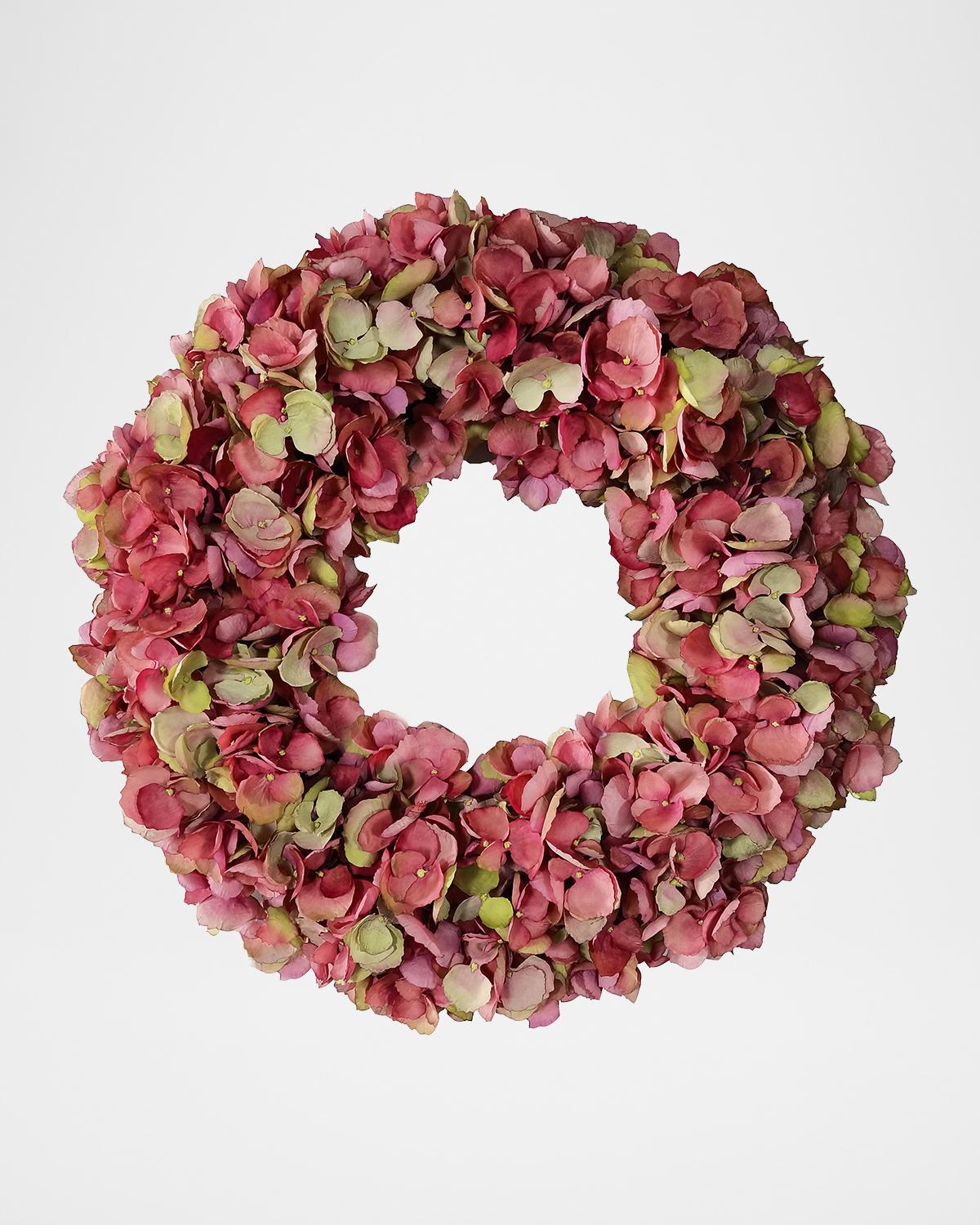 Winward Home Hydrangea Faux Wreath